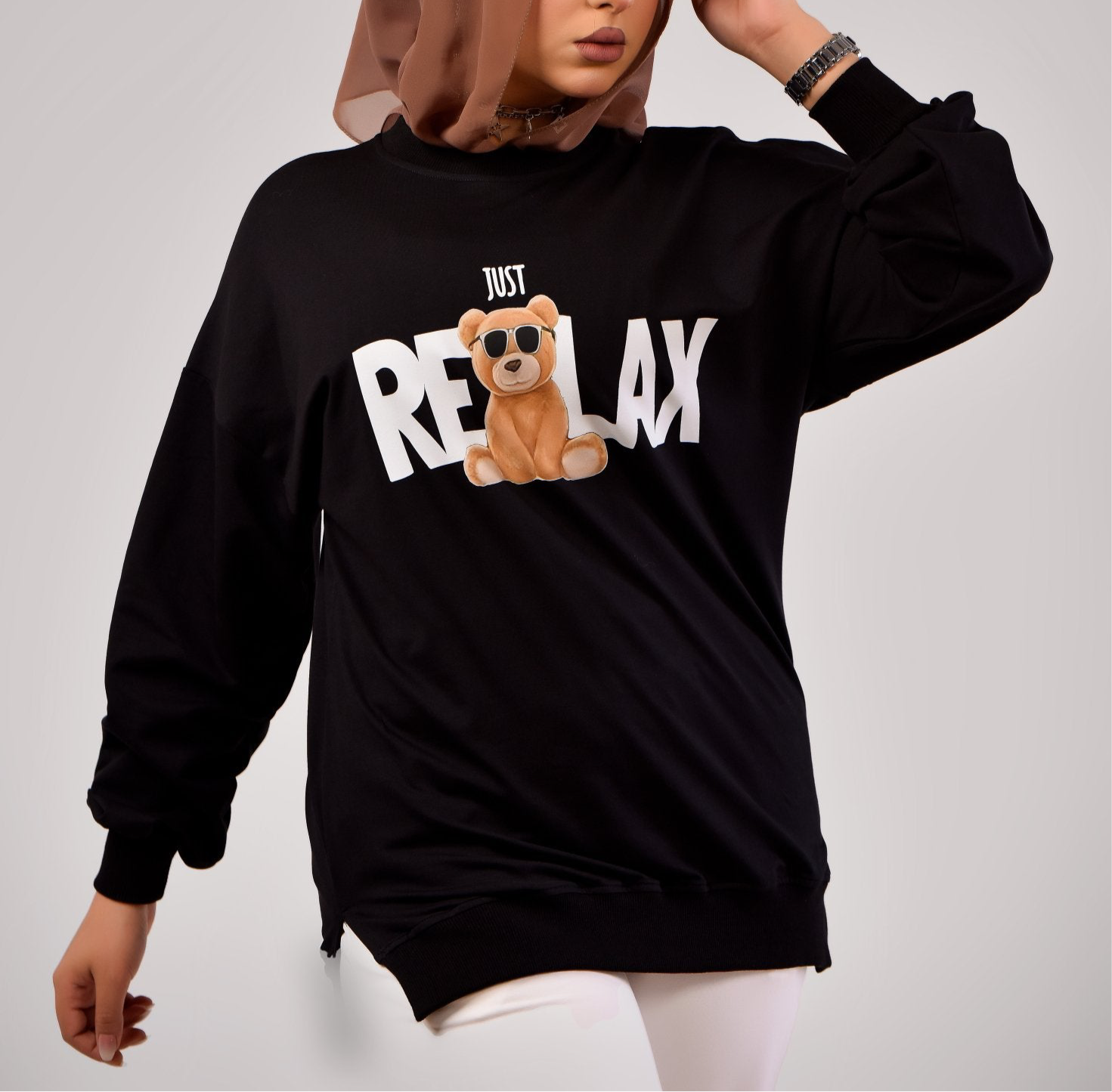 Sweatshirt just Relax - Mink Pink Store