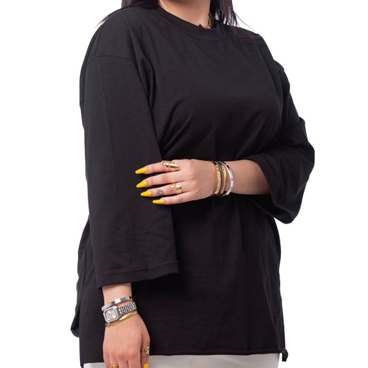 basic T-shirt cotton - long-sleeved - Mink Pink Store