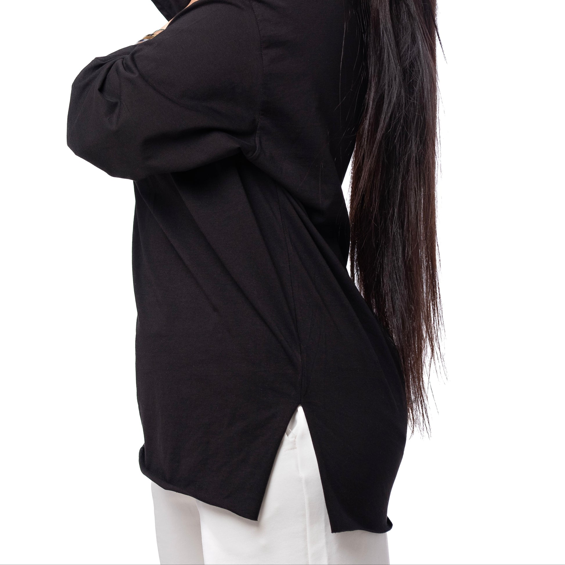 basic T-shirt cotton - long-sleeved - Mink Pink Store