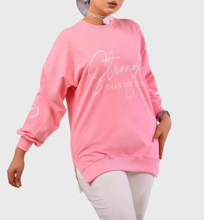 Sweatshirt than the storm - Mink Pink Store