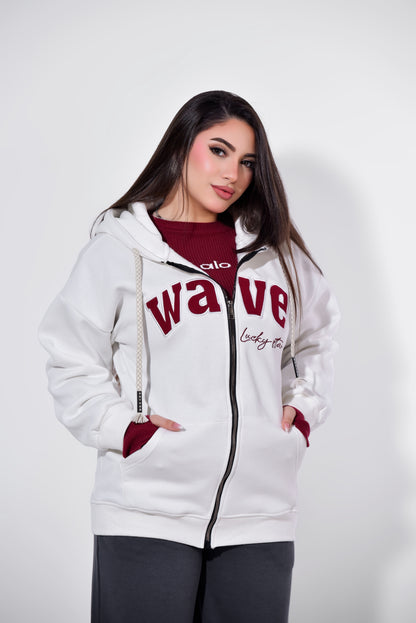 Wave Lucky Star Zip Hoodie