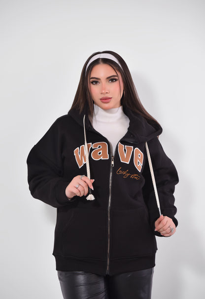 Wave Lucky Star Zip Hoodie