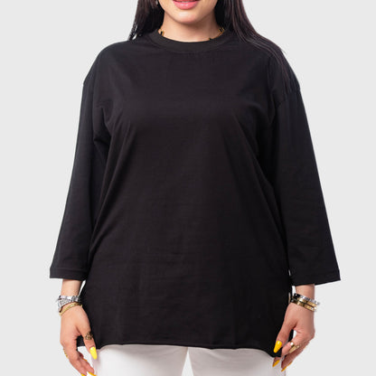basic T-shirt cotton - long-sleeved - Mink Pink Store