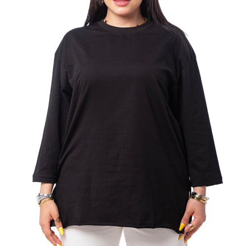 basic T-shirt cotton - long-sleeved - Mink Pink Store