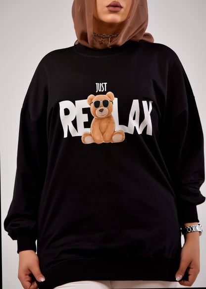 Sweatshirt just Relax - Mink Pink Store