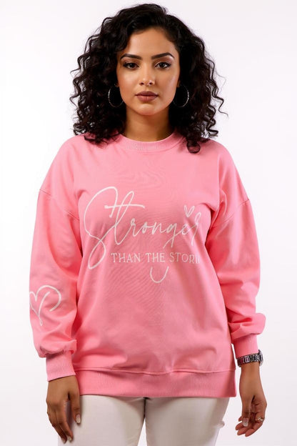 Sweatshirt than the storm - Mink Pink Store