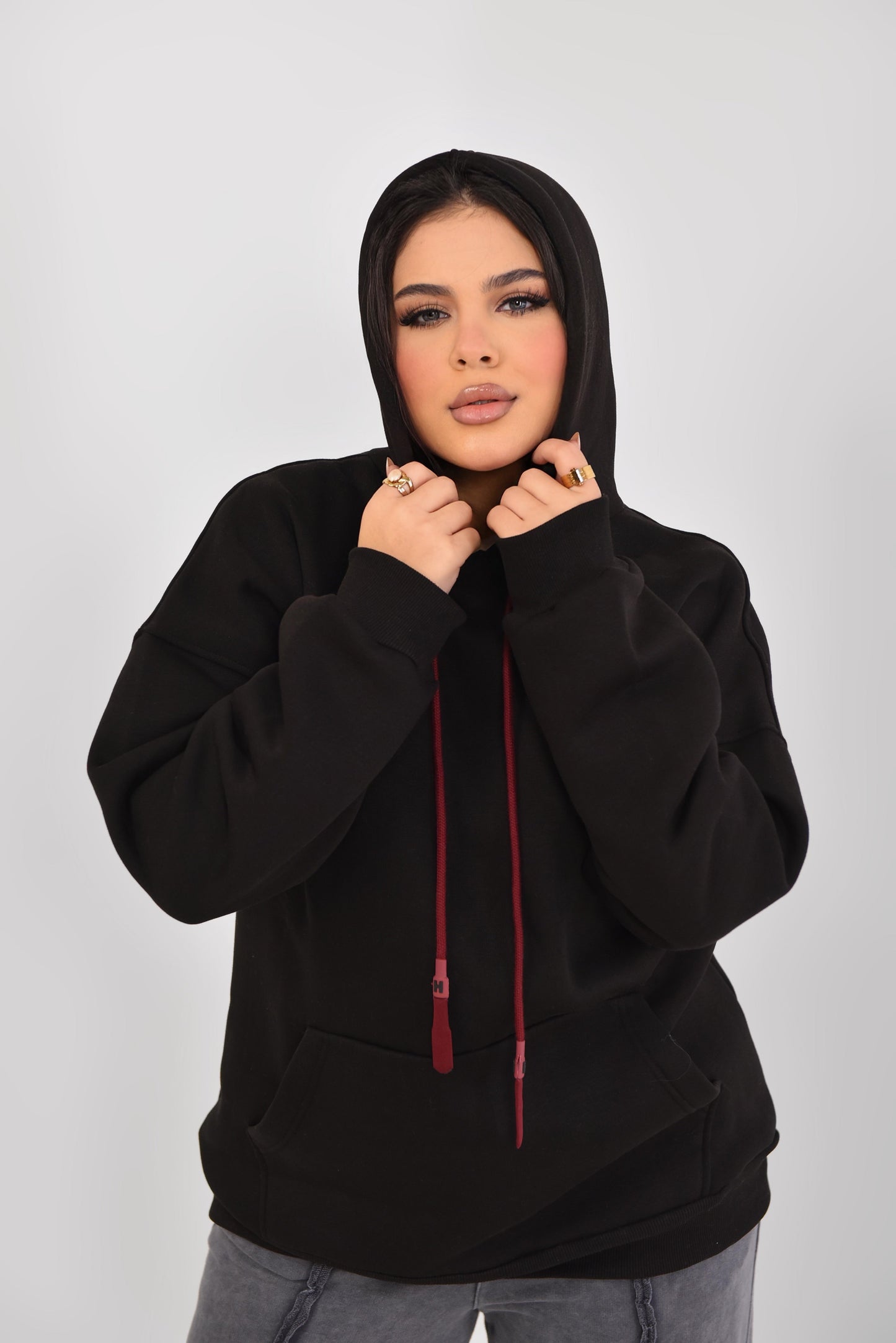 over size hoodie