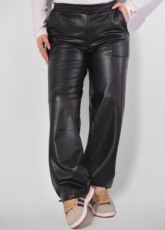 Leather Pants wide leg