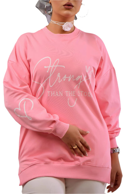 Sweatshirt than the storm - Mink Pink Store