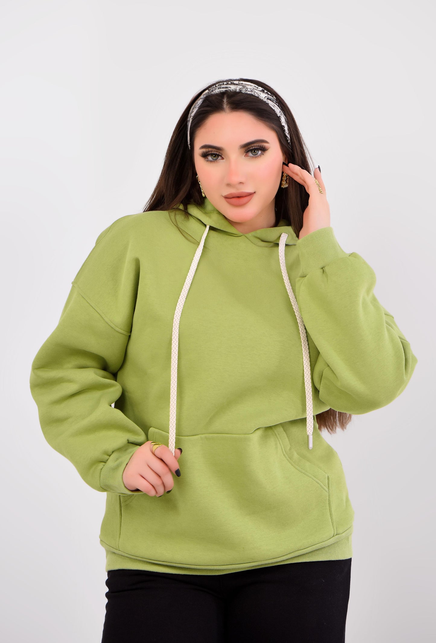 over size hoodie