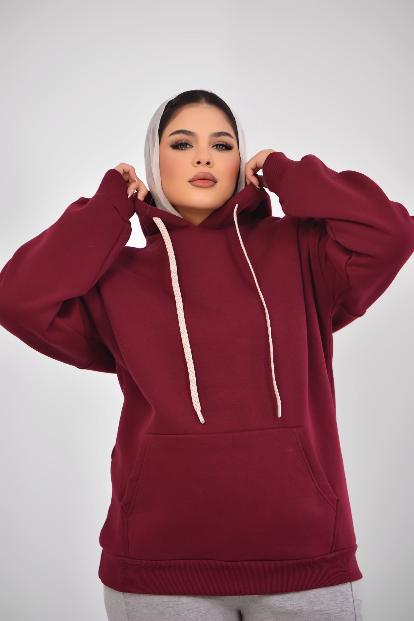 over size hoodie