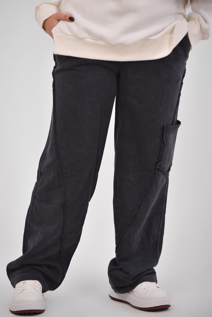 Washed Cargo Sweatpants