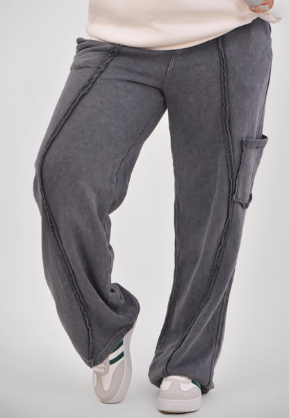 Washed Cargo Sweatpants