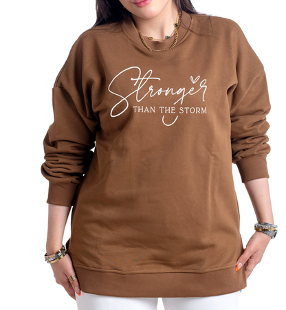 Sweatshirt than the storm - Mink Pink Store