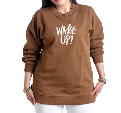 Sweatshirt wake up - Mink Pink Store