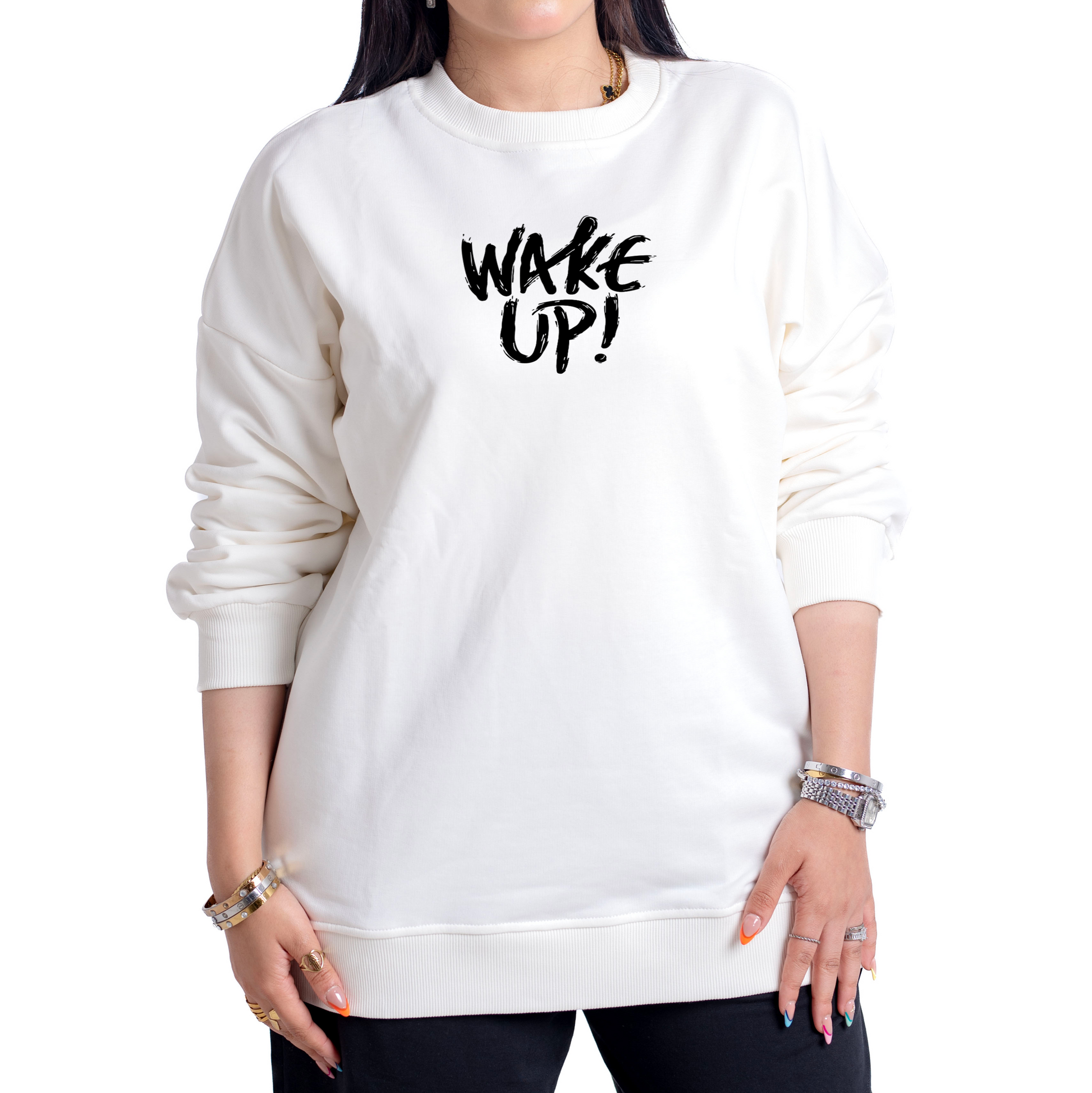 Sweatshirt wake up - Mink Pink Store