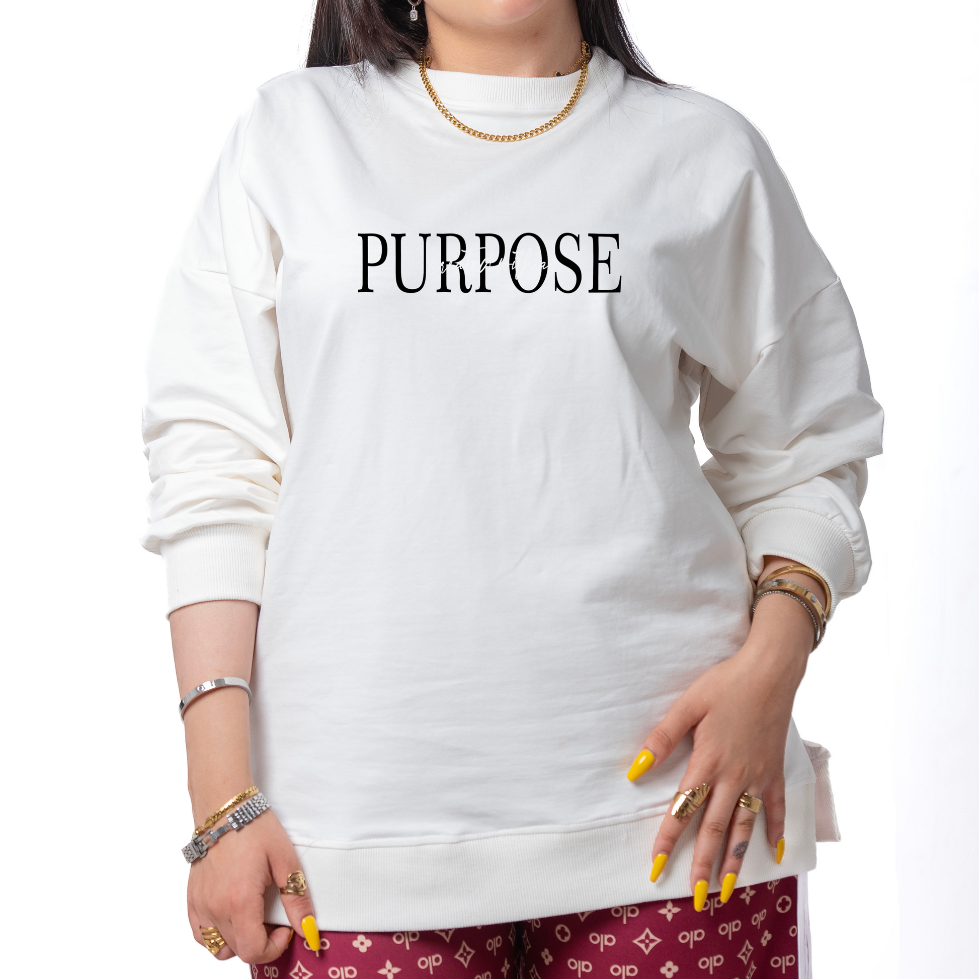 Sweatshirt - PURPOSE - Mink Pink Store